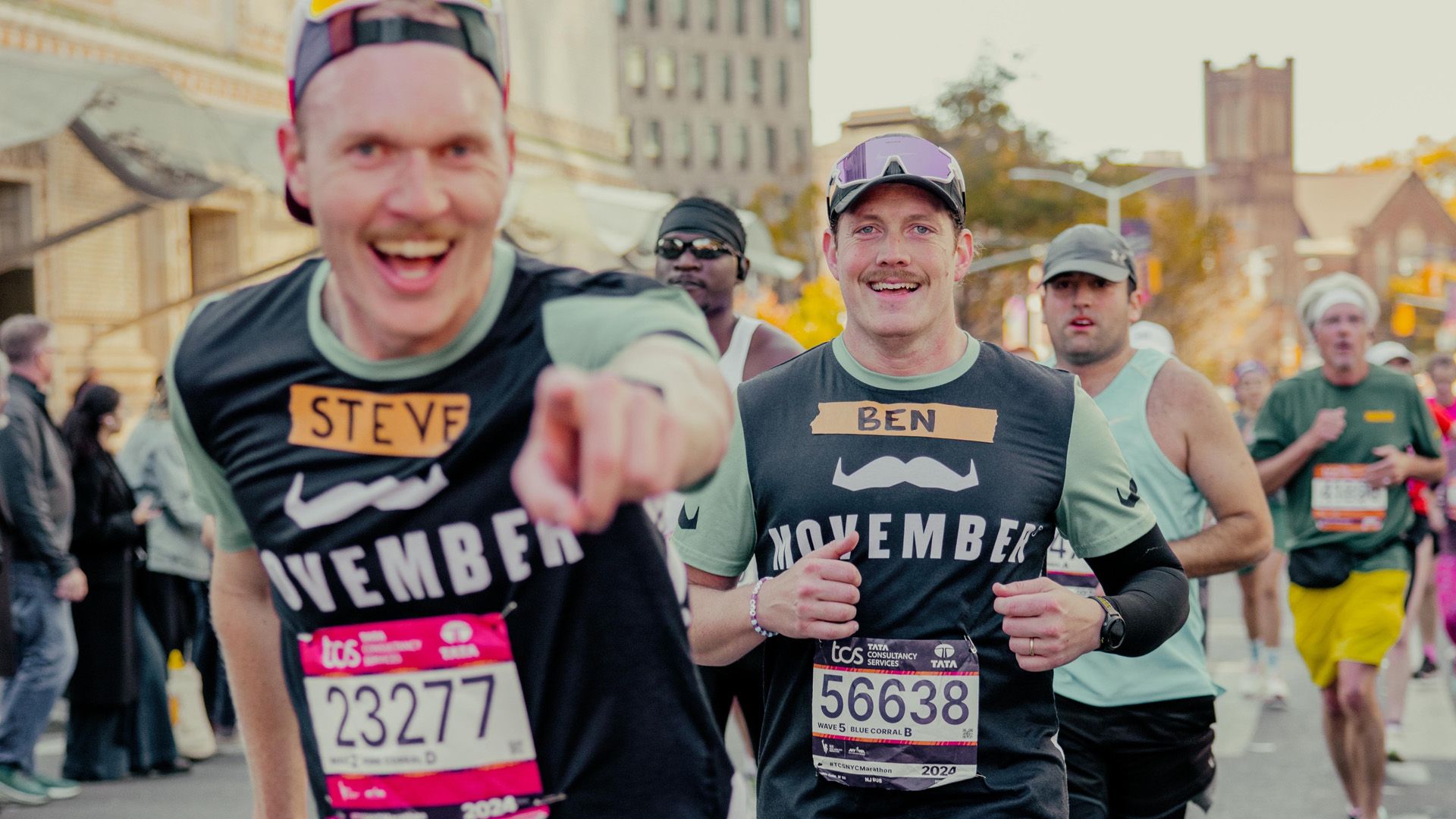 Movember at the NYC Marathon