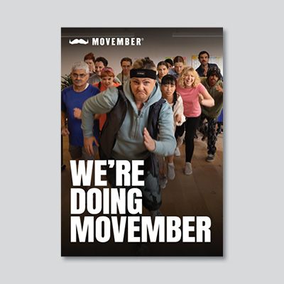 A Movember Canva social media template